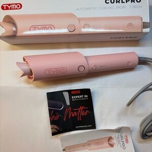 Tymo CURLPRO 1” Automatic Rotating Curling Iron (Pink) - New Open Box